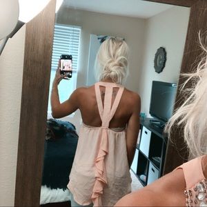 Peach Jewel Tank Top